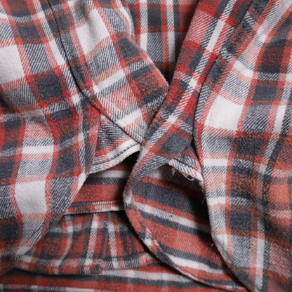 WINTER KING PLAID FLANNEL SHIRT (BIG SIZE/GOOD USED CONDITION)
