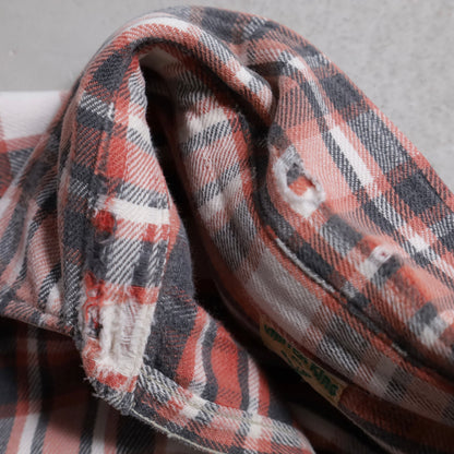 WINTER KING PLAID FLANNEL SHIRT (BIG SIZE/GOOD USED CONDITION)
