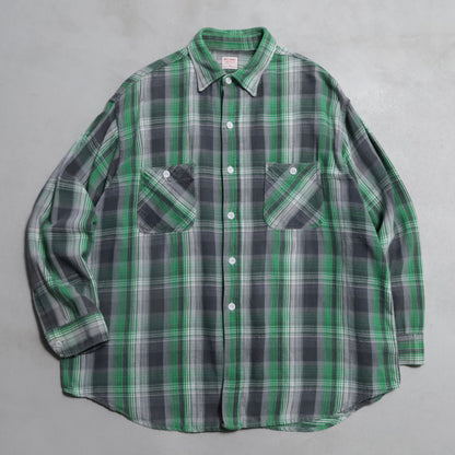 BIG MAC PLAID FLANNEL SHIRT (XLARGE/GOOD CONDITION)