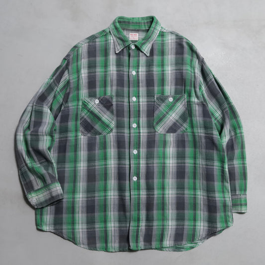 BIG MAC PLAID FLANNEL SHIRT (XLARGE/GOOD CONDITION)