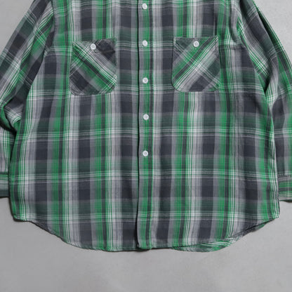 BIG MAC PLAID FLANNEL SHIRT (XLARGE/GOOD CONDITION)