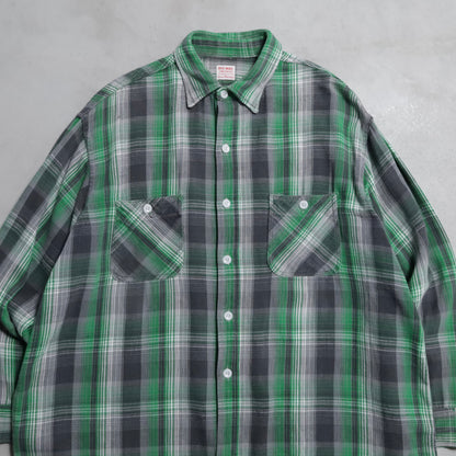 BIG MAC PLAID FLANNEL SHIRT (XLARGE/GOOD CONDITION)
