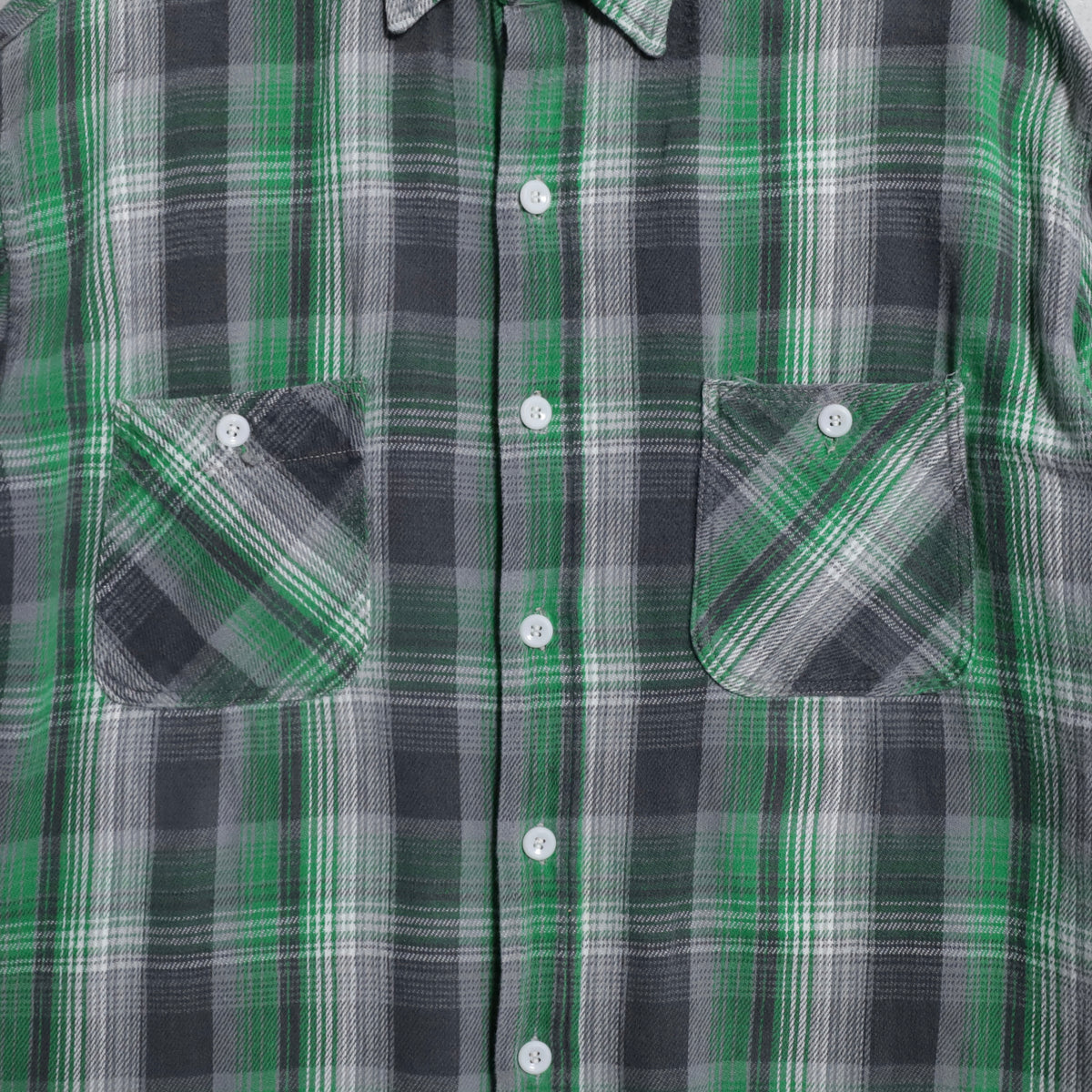 BIG MAC PLAID FLANNEL SHIRT (XLARGE/GOOD CONDITION)
