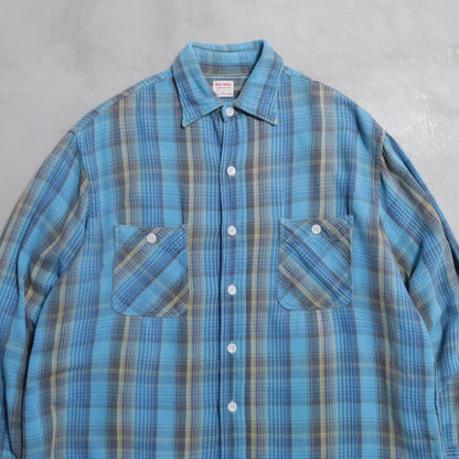 BIG MAC PLAID FLANNEL SHIRT (LARGE/GOOD CONDITION)