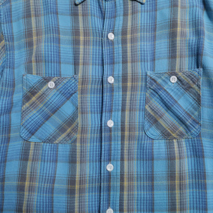 BIG MAC PLAID FLANNEL SHIRT (LARGE/GOOD CONDITION)