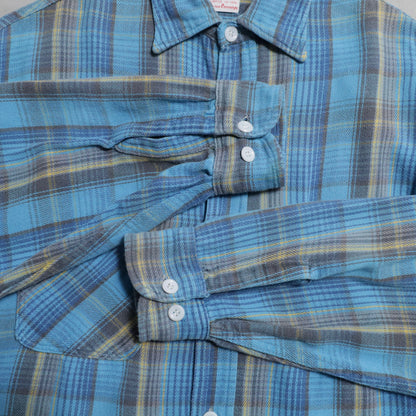 BIG MAC PLAID FLANNEL SHIRT (LARGE/GOOD CONDITION)