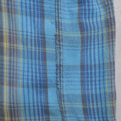 BIG MAC PLAID FLANNEL SHIRT (LARGE/GOOD CONDITION)