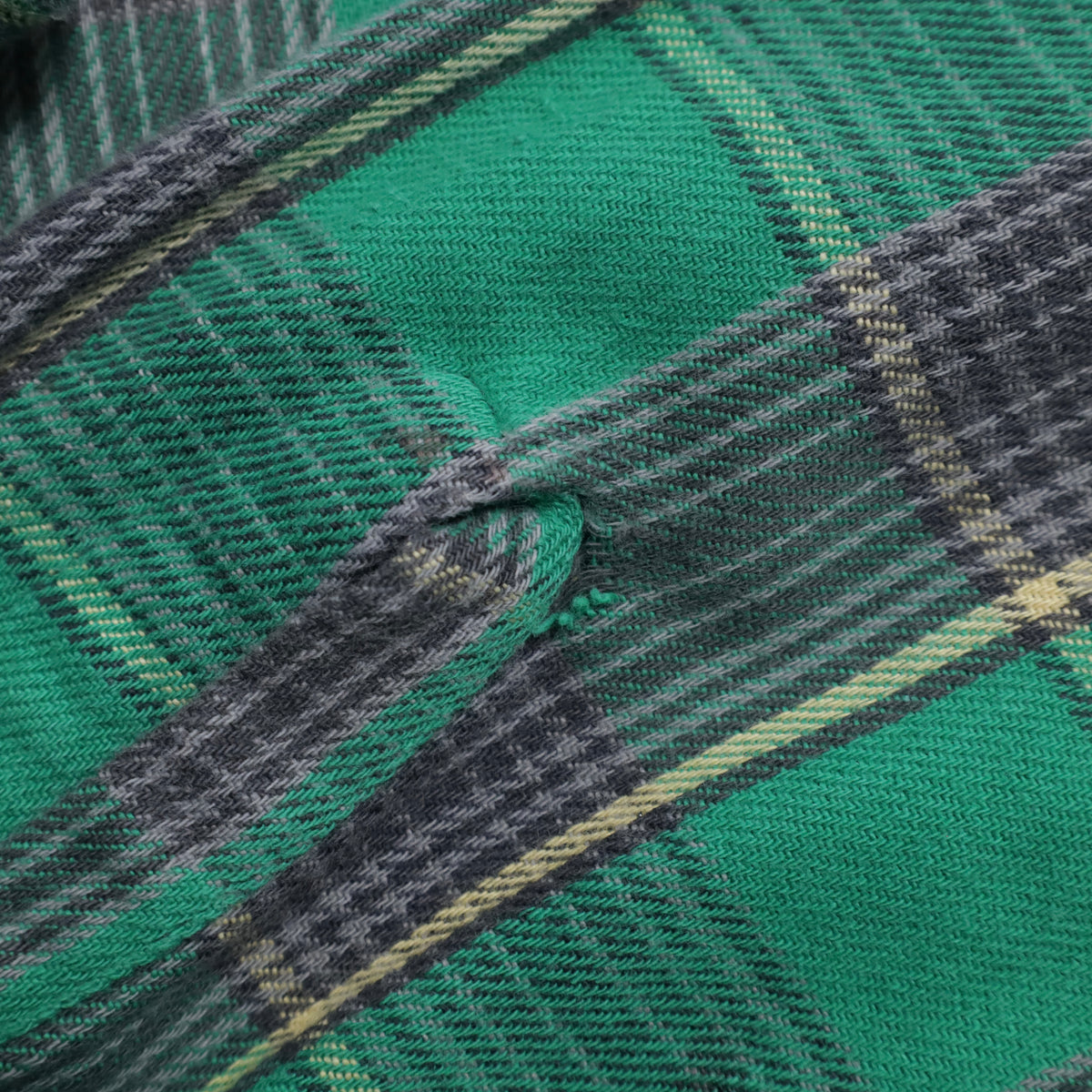 BIG MAC PLAID FLANNEL SHIRT (LARGE/GOOD CONDITION)