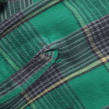 BIG MAC PLAID FLANNEL SHIRT (LARGE/GOOD CONDITION)