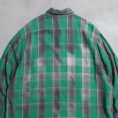BIG MAC PLAID FLANNEL SHIRT (LARGE/GOOD CONDITION)
