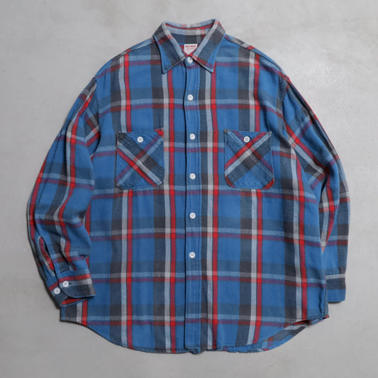 BIG MAC PLAID FLANNEL SHIRT (LARGE/GOOD CONDITION)