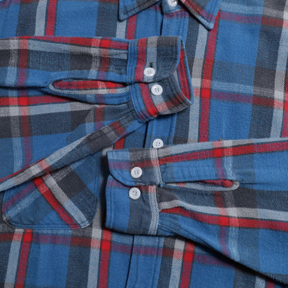 BIG MAC PLAID FLANNEL SHIRT (LARGE/GOOD CONDITION)