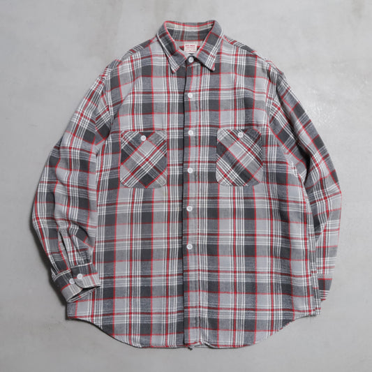 BIG MAC PLAID FLANNEL SHIRT (LARGE/GOOD CONDITION)