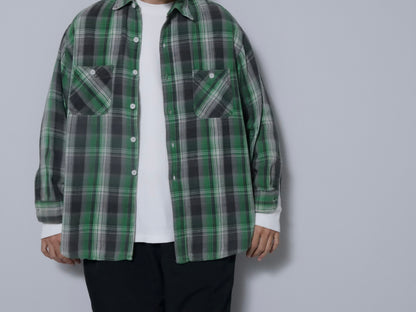 BIG MAC PLAID FLANNEL SHIRT (XLARGE/GOOD CONDITION)