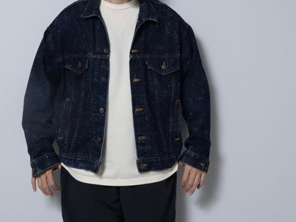 LEVI'S 70507-0229 GALACTIC WASHED DENIM JACKET (LARGE/GOOD CONDITION)