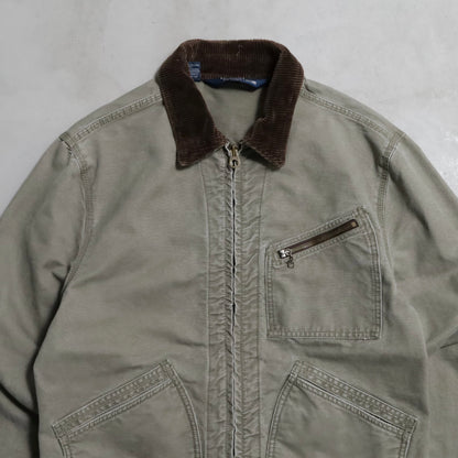 POLO BY RALPH RAUREN 91-B TYPE OLIVE DUCK WORK JACKET (MEDIUE/GOOD CONDITION)