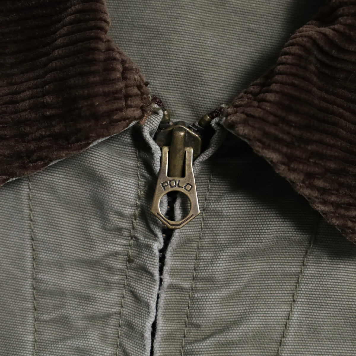 POLO BY RALPH RAUREN 91-B TYPE OLIVE DUCK WORK JACKET (MEDIUE/GOOD CONDITION)