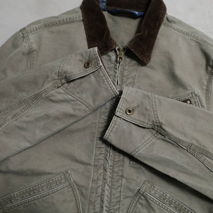 POLO BY RALPH RAUREN 91-B TYPE OLIVE DUCK WORK JACKET (MEDIUE/GOOD CONDITION)