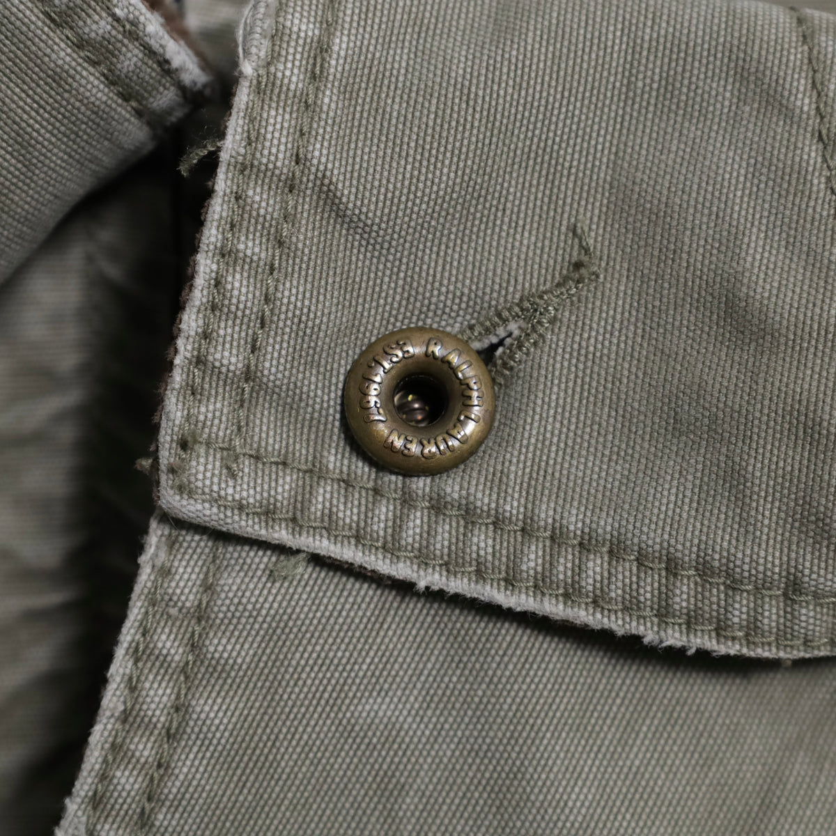 POLO BY RALPH RAUREN 91-B TYPE OLIVE DUCK WORK JACKET (MEDIUE/GOOD CONDITION)