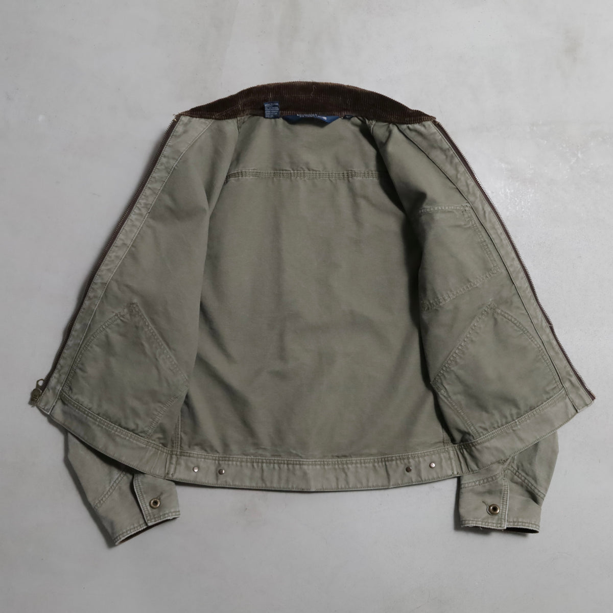 POLO BY RALPH RAUREN 91-B TYPE OLIVE DUCK WORK JACKET (MEDIUE/GOOD CONDITION)