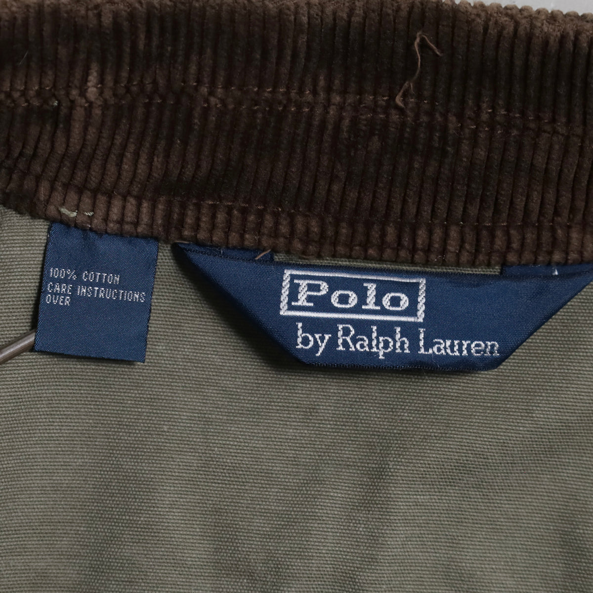 POLO BY RALPH RAUREN 91-B TYPE OLIVE DUCK WORK JACKET (MEDIUE/GOOD CONDITION)