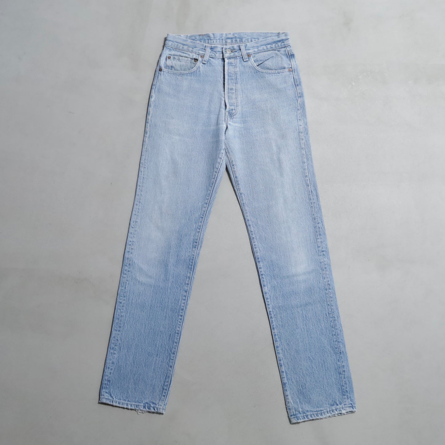 LEVI’S 501-0119 STRIPE DENIM PANTS (W30L33/GOOD CONDITION)