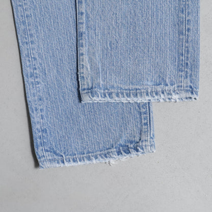 LEVI’S 501-0119 STRIPE DENIM PANTS (W30L33/GOOD CONDITION)