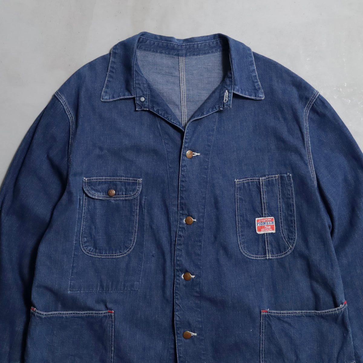 PIONEER DENIM COVERALL (DARK COLOR/GOOD CONDITION)