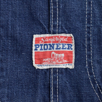 PIONEER DENIM COVERALL (DARK COLOR/GOOD CONDITION)