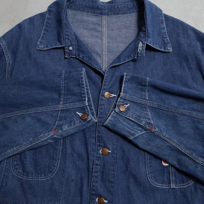 PIONEER DENIM COVERALL (DARK COLOR/GOOD CONDITION)