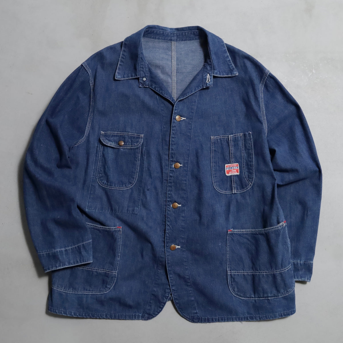 PIONEER DENIM COVERALL (DARK COLOR/GOOD CONDITION)