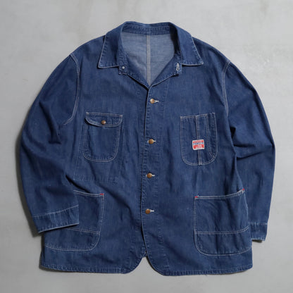 PIONEER DENIM COVERALL (DARK COLOR/GOOD CONDITION)