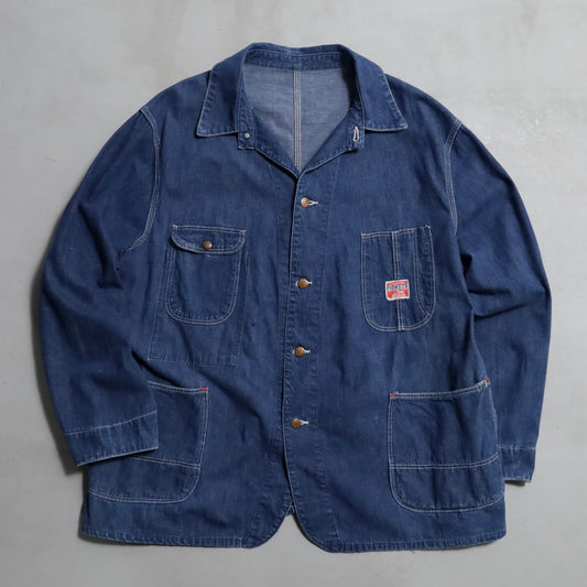 PIONEER DENIM COVERALL (DARK COLOR/GOOD CONDITION)