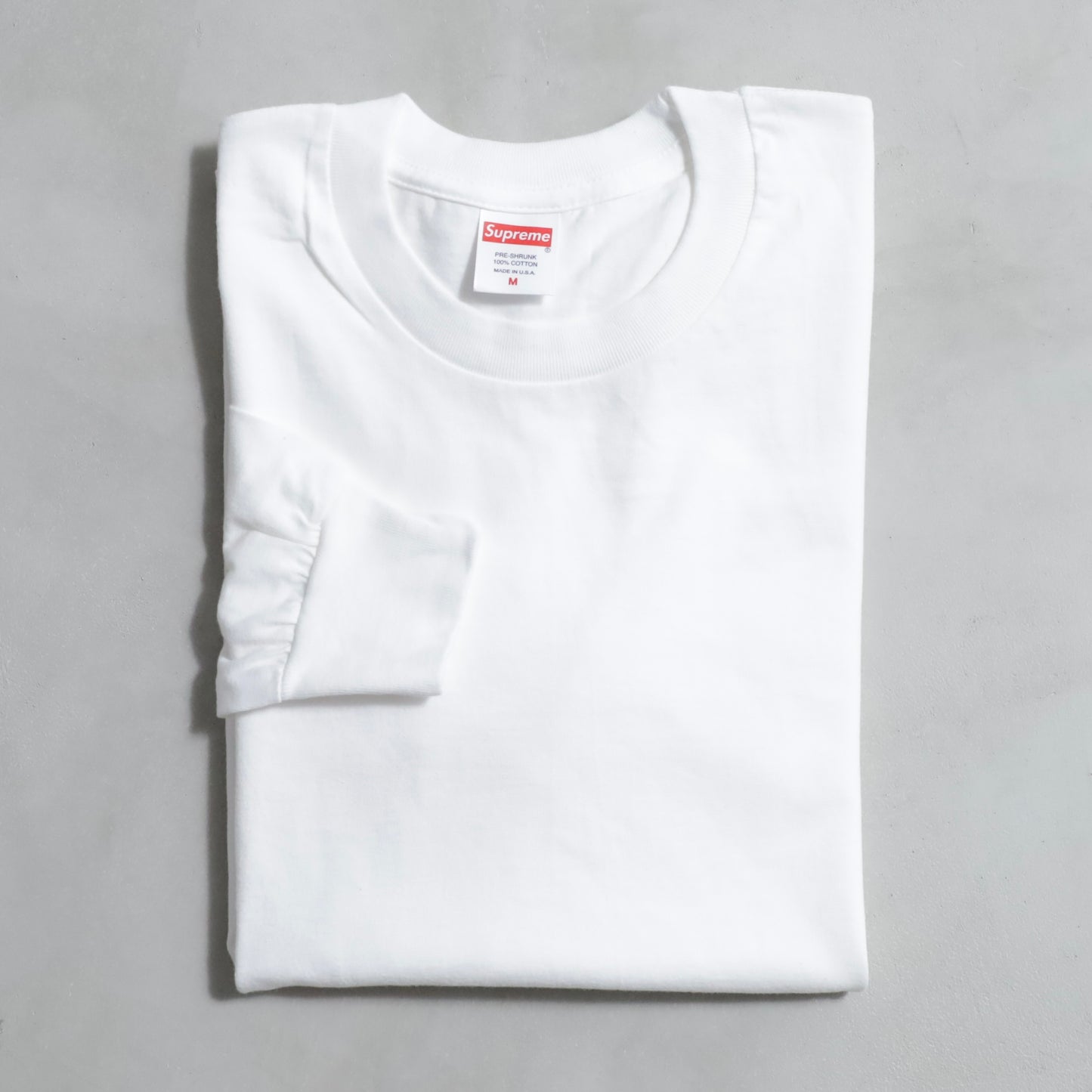 DEAD STOCK SUPREME L/S T-SHIRT (BLANK TEE)