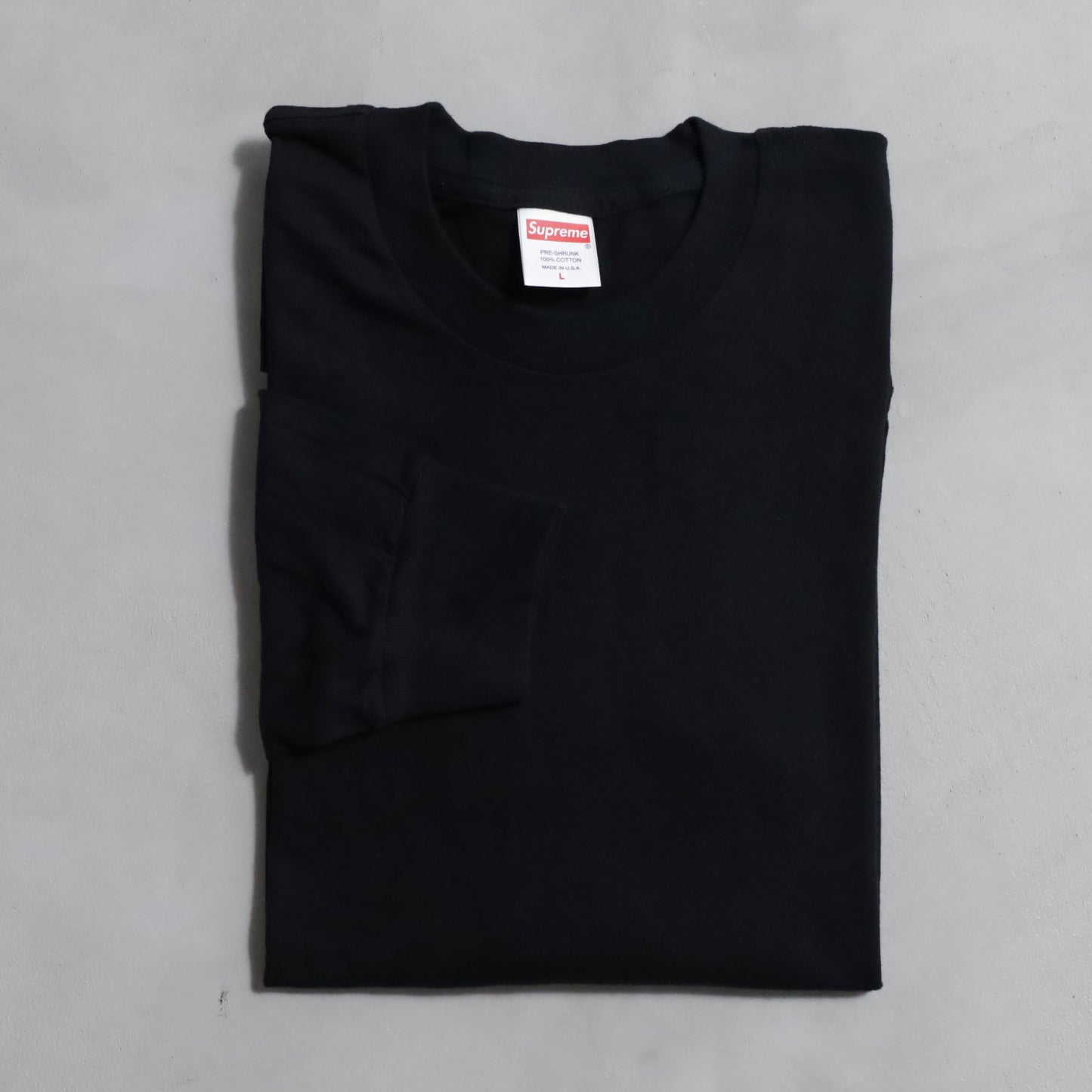 DEAD STOCK SUPREME L/S T-SHIRT (BLANK TEE)
