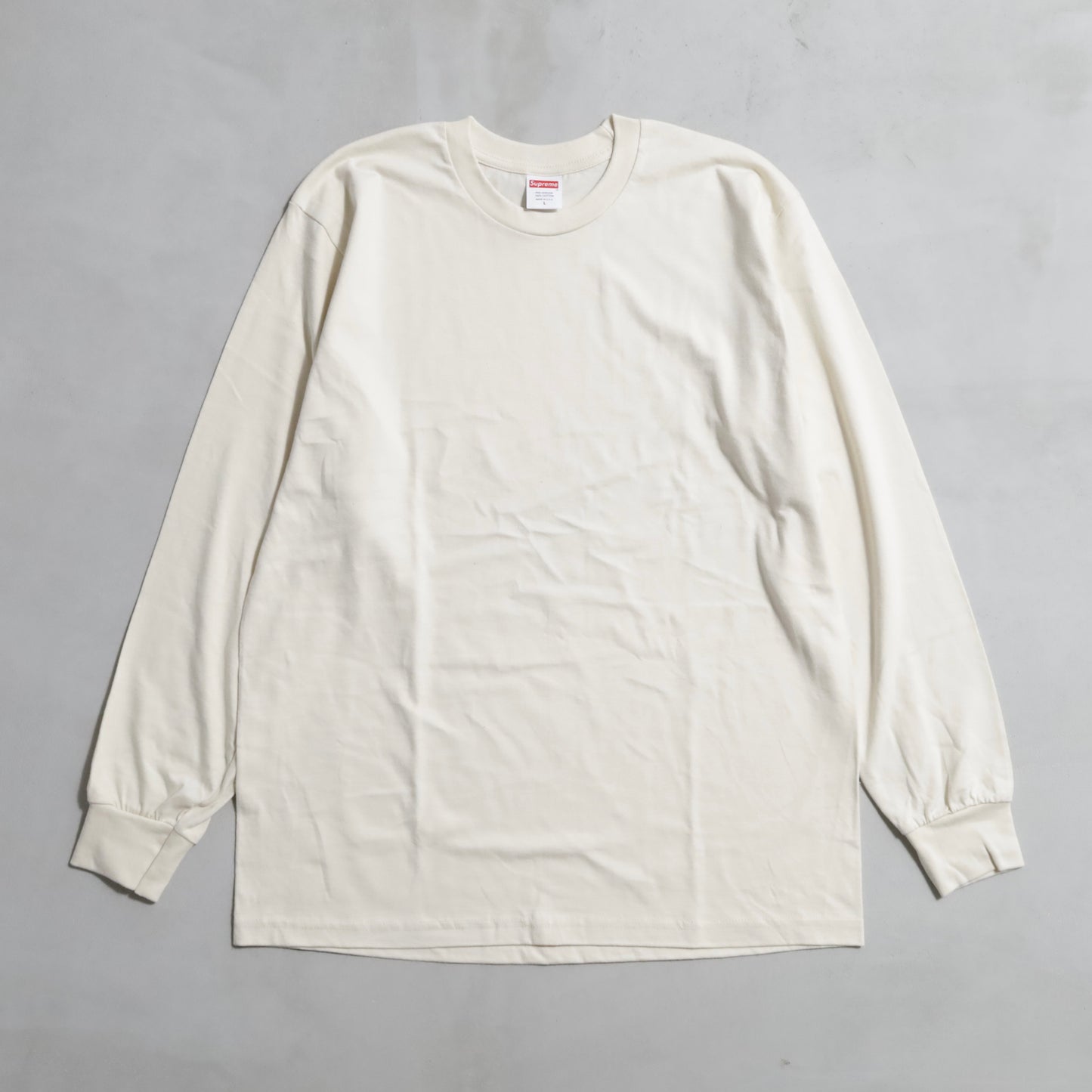 DEAD STOCK SUPREME L/S T-SHIRT (BLANK TEE)