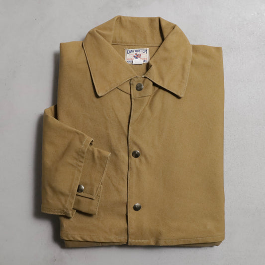 DEAD STOCK CAN'T BUSTE'M BROWN DUCK LOGER JACKET (SIZE 16)