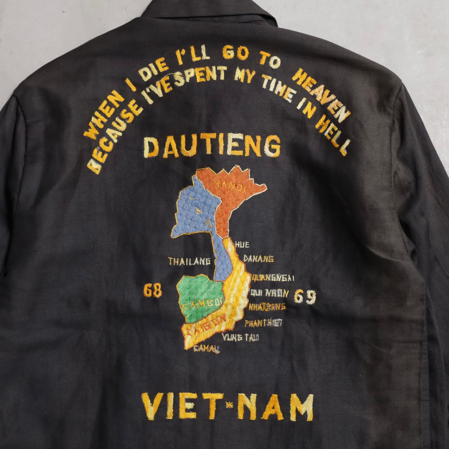 VIET-NAM SOUVENIR JACKET (1968-1969/VERY GOOD CONDITION)