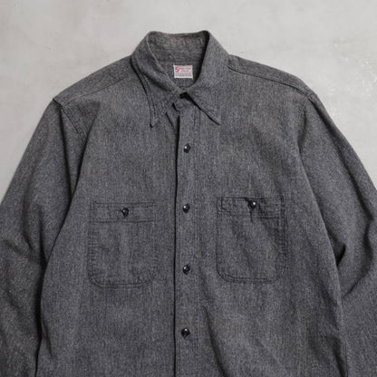 5BROTHER BLACK CHAMBRAY SHIRT (GOOD CONDITION)