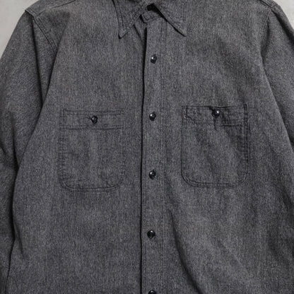 5BROTHER BLACK CHAMBRAY SHIRT (GOOD CONDITION)