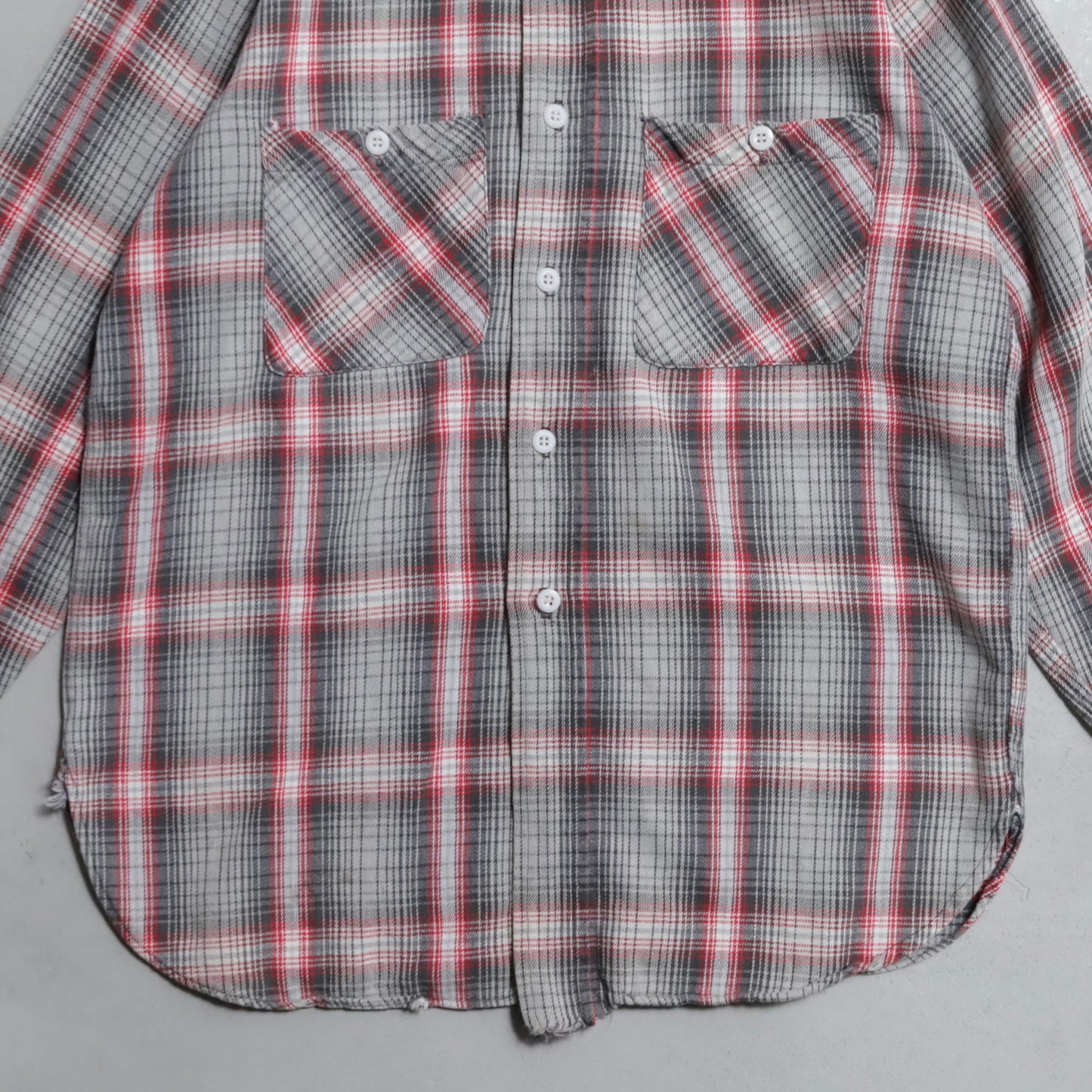 BIG YANK PLAID COTTON FLANNEL SHIRT (GOOD COLOR/GOOD CONDITION)