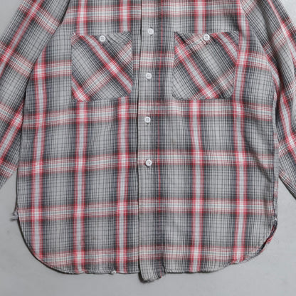 BIG YANK PLAID COTTON FLANNEL SHIRT (GOOD COLOR/GOOD CONDITION)