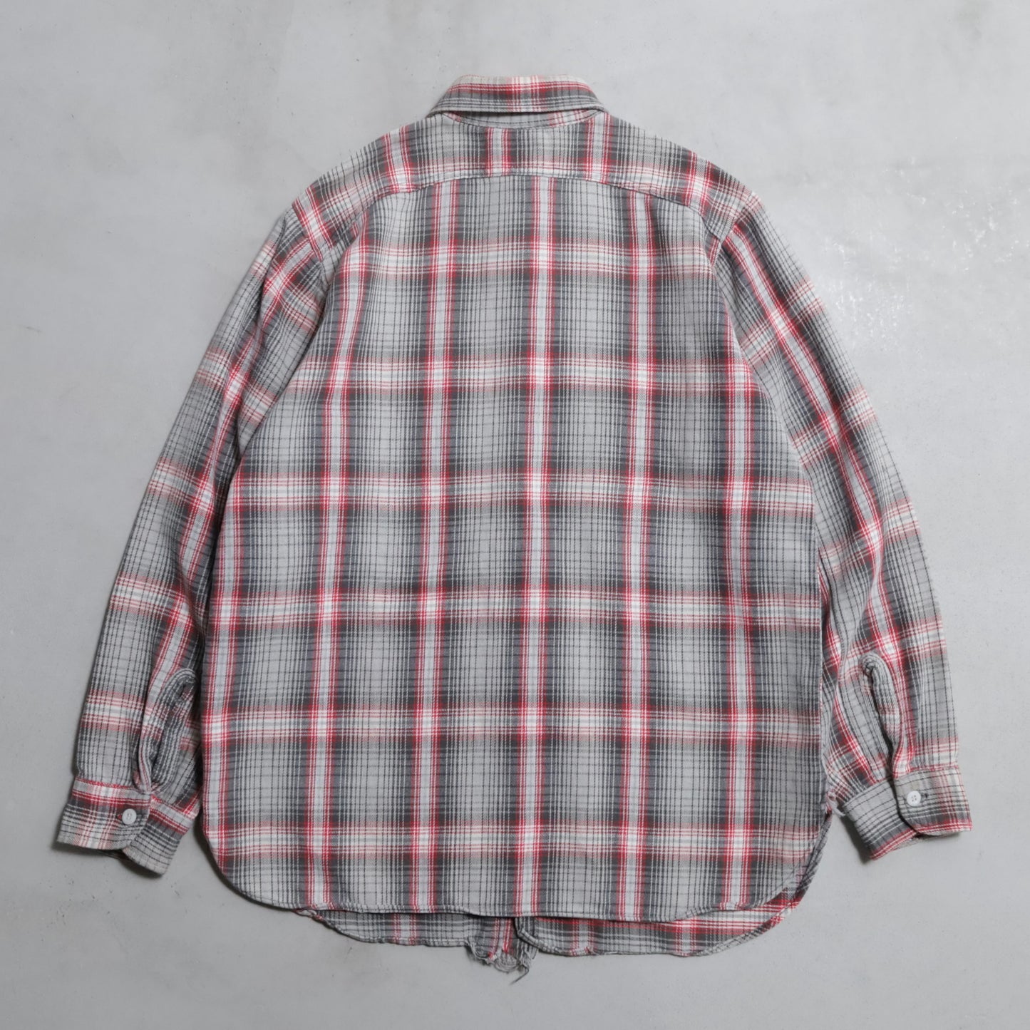 BIG YANK PLAID COTTON FLANNEL SHIRT (GOOD COLOR/GOOD CONDITION)