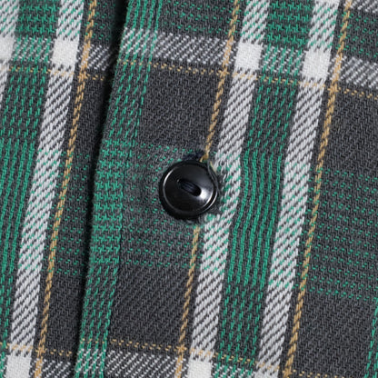 SWEET-ORR PLAID COTTON FLANNEL SHIRT (BIG SIZE/GOOD COLOR/GOOD CONDITION)