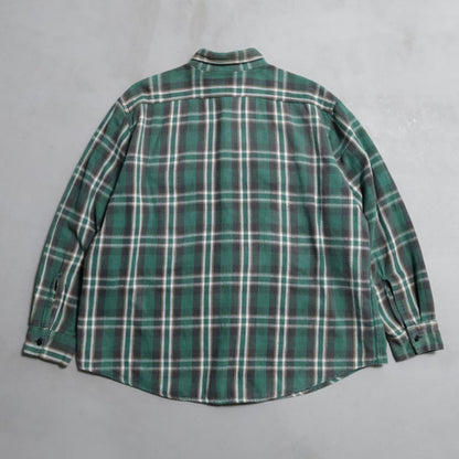 SWEET-ORR PLAID COTTON FLANNEL SHIRT (BIG SIZE/GOOD COLOR/GOOD CONDITION)