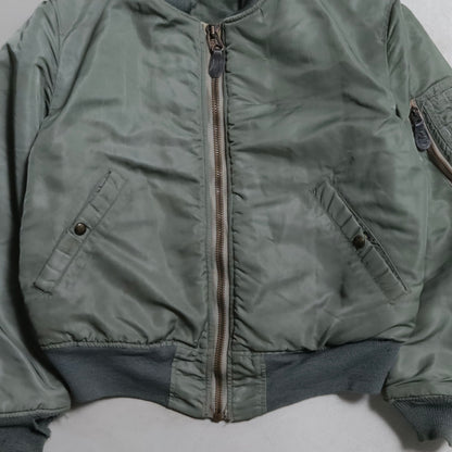 U.S.AIR FORCE MA-1 FLIGHT JACKET (SMALL/GOOD USED CONDITION)