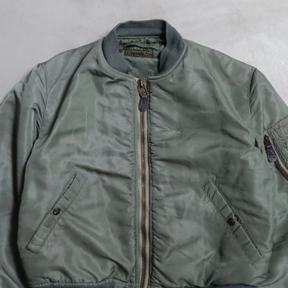 U.S.AIR FORCE MA-1 FLIGHT JACKET (SMALL/GOOD USED CONDITION)