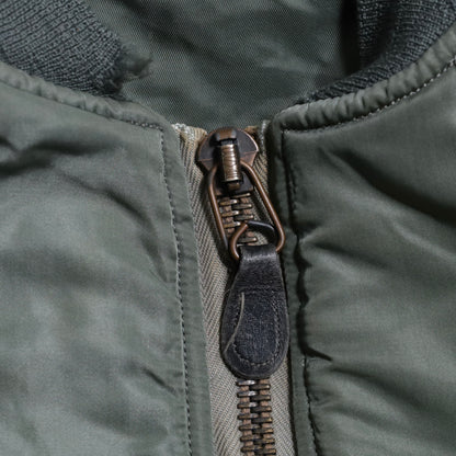 U.S.AIR FORCE MA-1 FLIGHT JACKET (SMALL/GOOD USED CONDITION)