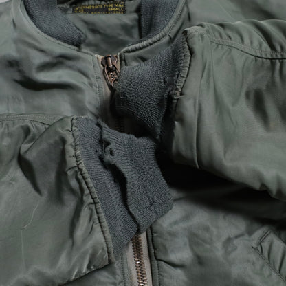 U.S.AIR FORCE MA-1 FLIGHT JACKET (SMALL/GOOD USED CONDITION)