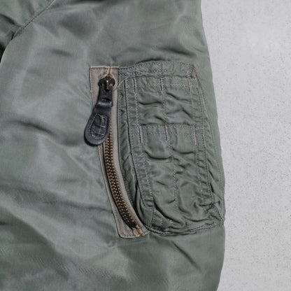 U.S.AIR FORCE MA-1 FLIGHT JACKET (SMALL/GOOD USED CONDITION)